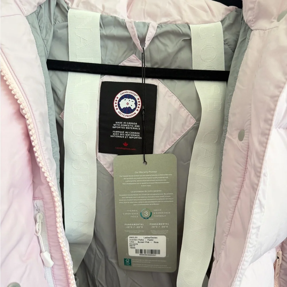 Authentic Canada Goose Junction Parka Pastel Sunset Pink - Rose - Picture 4 of 6